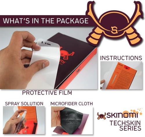 Защитно фолио Skinomi, Съвместима с Антипузырьковой HD филм LG Rumor Reflex S Clear TechSkin TPU