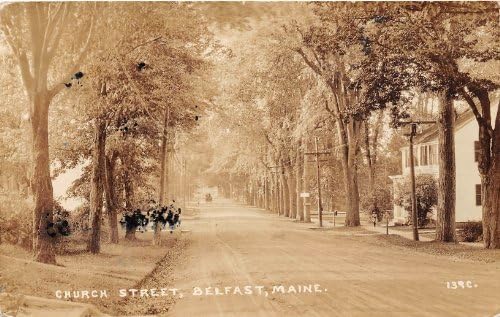 Пощенска картичка от Белфаст щата Мейн