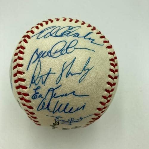 1969 Екипът на New York Метс WS Champs Подписа договор с бейсбольным клуба Том Сивера JSA COA - Бейзболни топки с автографи