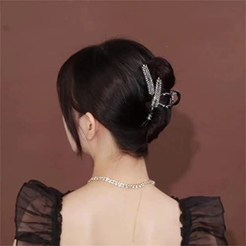 Knowbn Скоба за пшенични ушите Романтична Закопчалката-украса за коса от сплав (Цвят: E, размер: 1)