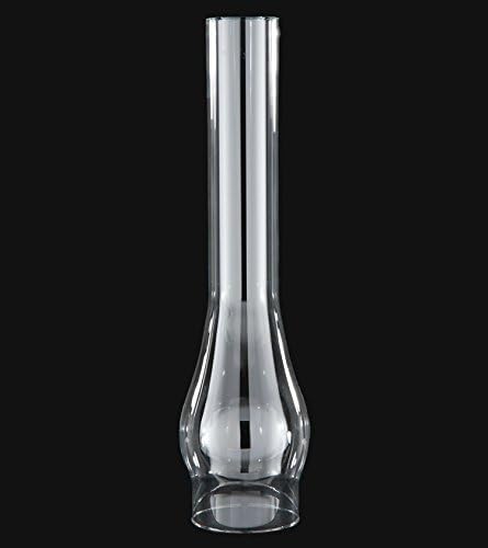 Лампа B & P с 3-инчов основа и 14-инчов Дымоходом от Прозрачно стъкло за масло и керосин лампи