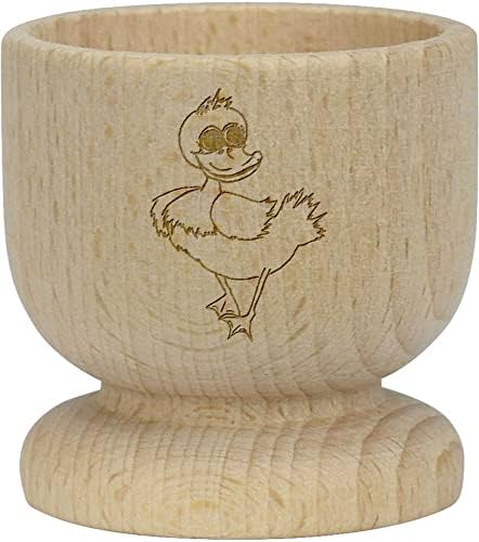 Дървена чаша за яйца Azeeda Патица (EC00022903)