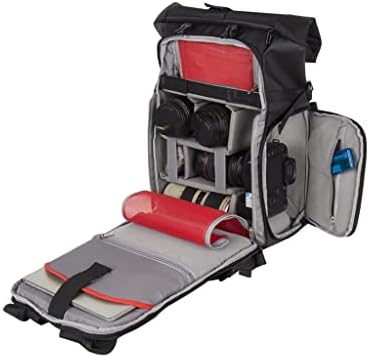 Раница WDBBY DSLR с мек покрив, отделение за лаптоп, бърз страничен достъп, водоустойчива чанта за камера (Цвят: