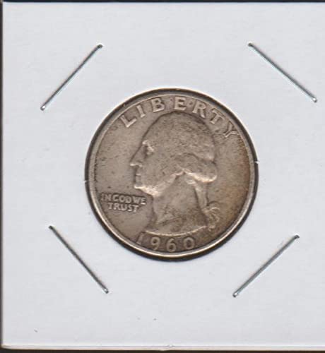 1960 D Вашингтон (от 1932 до сега) (90% сребро) Избор на четвърти Малки детайли