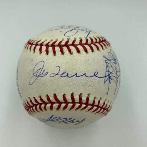 2003 Екипът на Янкис Подписа бейзболни топки Световните серии Дерек Джитър и Мариано Ривера MLB - Бейзболни
