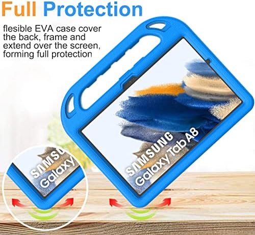 Детски калъф BMOUO за Samsung Galaxy Tab A8 10.5 инча 2022, Калъф Galaxy Tab A8 с фолио, устойчив на удари калъф-поставка