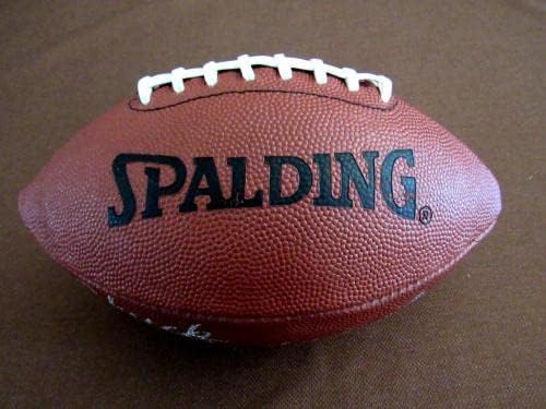 Чък Bednarik 60 Hof 1967 Орли Signed Auto Vintage Spalding Football Jsa - Футболни топки с автографи