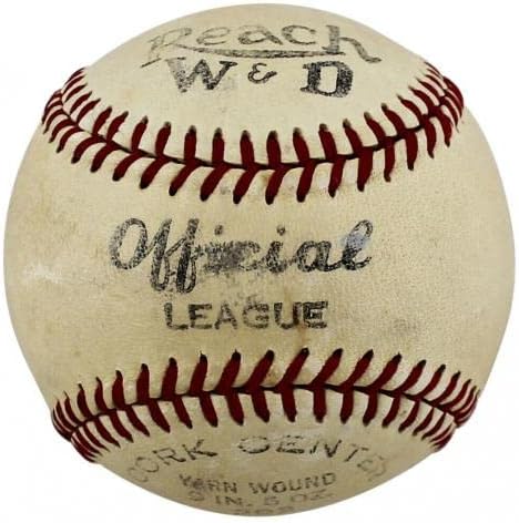 Кони Мак от A Подписа Договор с Reach Official League Baseball JSA BB70388 - Бейзболни топки С Автографи