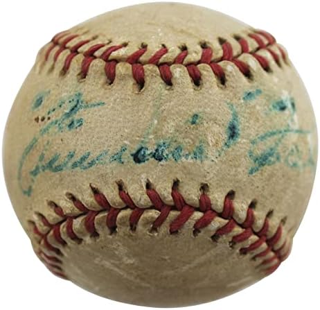 Red Sox Джими Фокс Подписа Мини-Бейзбол Jimmie Фокс Restaurant JSA #XX11864 - Бейзболни Топки С Автографи
