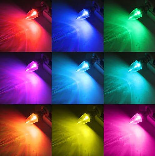 EBTOOLS E14 3 W RGB led Интелигентни електрически Крушки, Led Крушка С Промяна на Цвета E14 Led Свещ за Боядисана