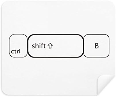 Символ на клавиатурата ctrl Shift B Кърпа За почистване на Пречистване на екрана 2 елемента Замшевая Плат