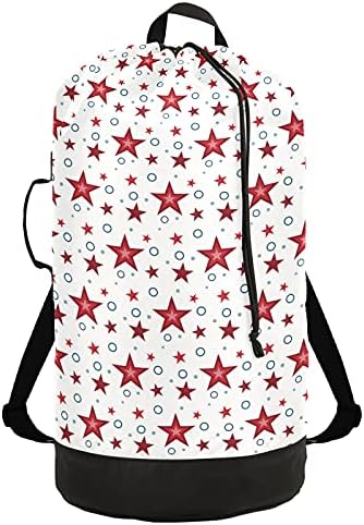 Чанта за дрехи Red Star, Тежка Раница за пране на дрехи с плечевыми ремъци и дръжки, Пътна чанта за дрехи с