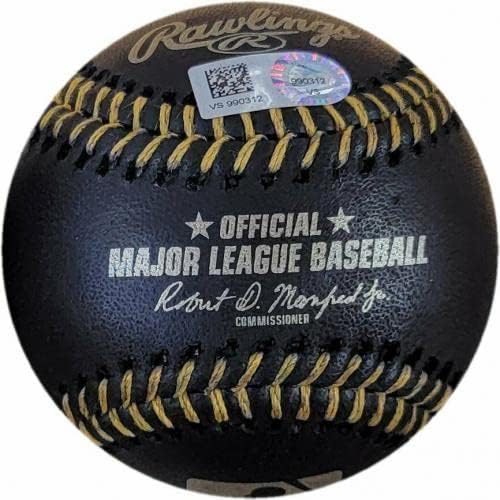 Клейтън Kershaw Подписа Бейзболни топки с автографи на Black MLB Бейзбол Dodgers Silver Ink MLB - Бейзболни Топки С Автографи