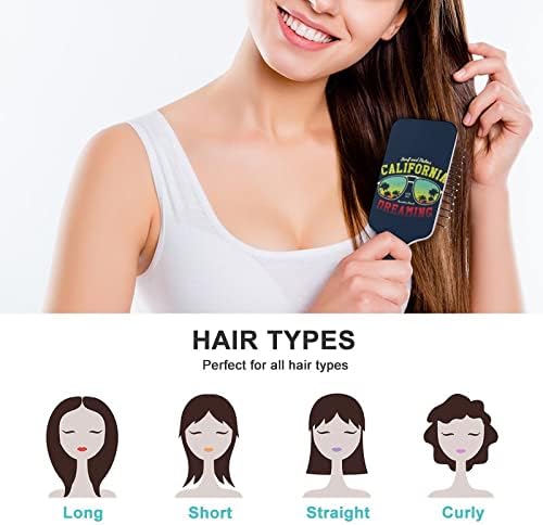 California Сърфист Tee Графична Четка За Коса Скъпа Четка На Въздушна Възглавница Гребен за Мъже И Жени, Подарък За Косата