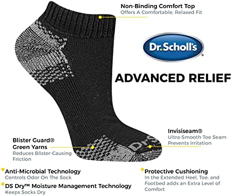 Дамски чорапи Dr. Scholl Advanced Relief Blisterguard от Dr. Scholl - 2 и 3 чифта В опаковка - за нищо не задължаващи Меки средство за овлажняване на