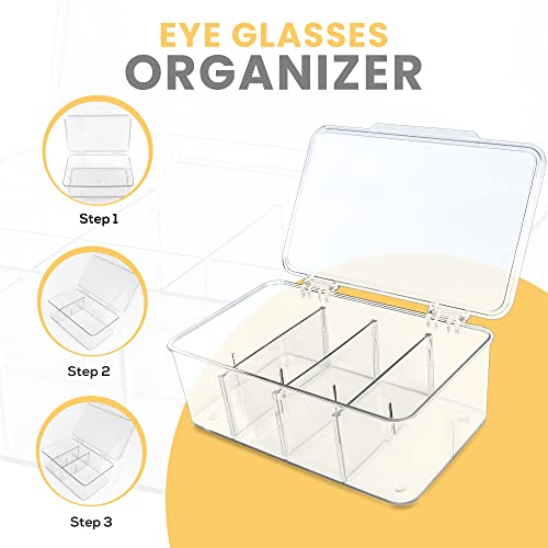 Държач за очила Utopia Home (опаковка от 2 броя) - Органайзер за слънчеви очила премиум клас- Държач за очила