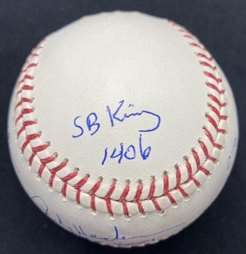 Рики Хендерсън КОПИТО - Най-добър играч на Бейзбол 2009 г., Подписан от Свидетел на JSA - Бейзболни топки с