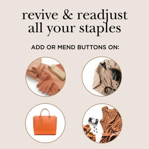 Nippies Adjust-a-Button за дънки - Комплект от 2 регулируеми сменяеми копчета за дънки и дънкови - Игли за моментно