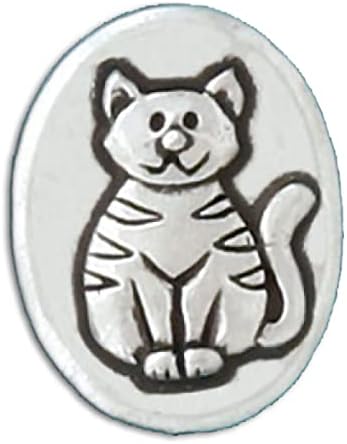 Монета-Символичен Basic Spirit Pocket Token - Cat/Purrfect - Калай съдове, ръчно изработени, Любовен подарък