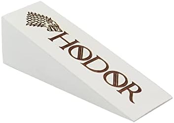 Вратата стопор Hodor от Буково дърво, Противоскользящий Гумен Клин, Съвместима с всяка повърхност, 2 опаковки,