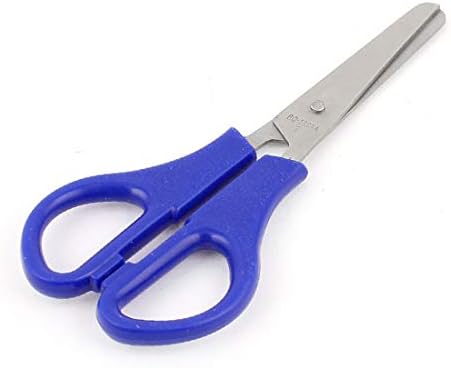 Нова пластмасова дръжка Lon0167, Препоръчителната хартия за scrapbooking Направи си сам, по-надеждна ефективност, Безопасни Ножици, режещи инструменти, Синьо (id: 352 3д 68 277)