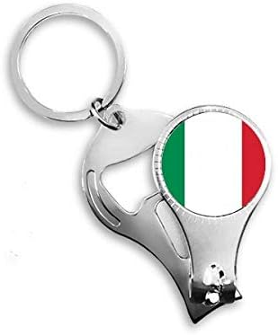Италия Националното Знаме Европейска Държава Ножица за Нокти Халка Ключодържател Отварачка за Бутилки Машина За Рязане