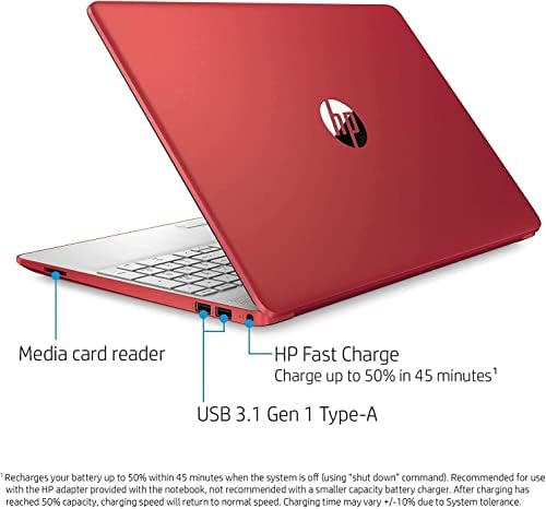 Лаптоп HP 15.6-инчов HD-дисплей, 4-ядрен процесор Intel Pentium Silver N5030, 16 GB оперативна памет DDR4, SSD-диск с капацитет 1 TB, четец за SD-карти, Записване на Office365 за срок от 1 година, HDMI,