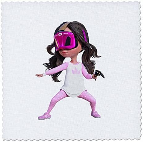 Виртуална момиче с интерактивни 3D очила - Quilt Squares (qs_357663_10)