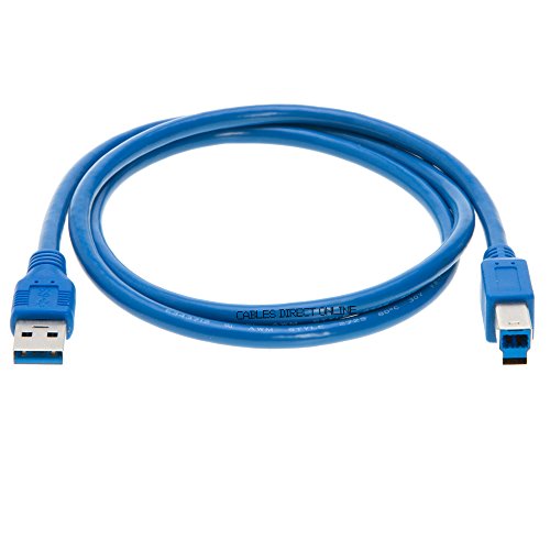 USB 3.0 Съединители A/B / C Штекерный кабел Кабел 3 метра на 6 МЕТРА на 10 метра Тел за данни Зарядно устройство Принтер, Лаптоп КОМПЮТРИ (3 фута (A щепсел) - (B -включете))