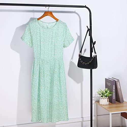 Sundresses с завязками на талията Трапецовидна форма за по-Големи размери, Женствена мини рокля, Ежедневни Летни