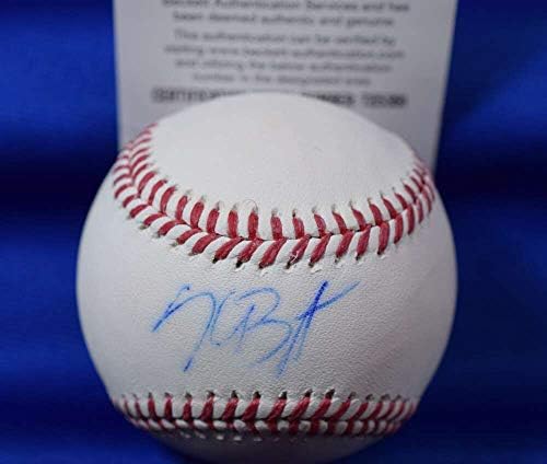 Крис Брайънт БАС Бекет Сертификат с автограф от Мейджър лийг Бейзбол OML с автограф от ръката на