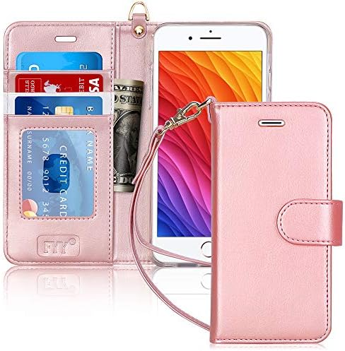 Fyi, калъф за iPhone 6 Plus /Plus 6s, една чанта-портфейл от изкуствена кожа, калъф за телефон с картодържателя,