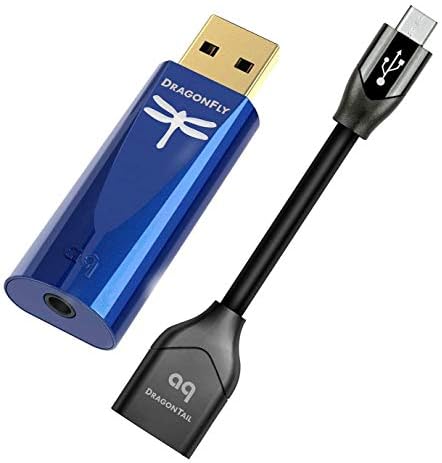 Audioquest Комплект USB памет Dragonfly Cobalt КПР с USB DragonTail-от женски до мъжки Micro USB
