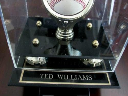 Тед Уилямс Бостън Ред Сокс Копито Подписа Auto Ретро Калъф за бейзбол 60-70-те години на Jsa Case - Бейзболни