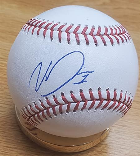 Уилмър Дифо с Автограф от Официалния Представител на Мейджър лийг бейзбол