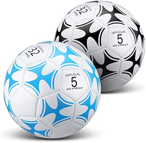 2 Опаковане на Футболни топки с Размер 5 Размер на футболна топка 4 Размер на 3 Детски Футболна Топка, Футболна