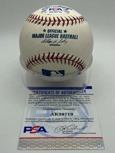 Шон Бъроуз Сан Диего Падрес Подписа Автограф Официален Представител на OMLB Baseball PSA DNA - Бейзболни топки