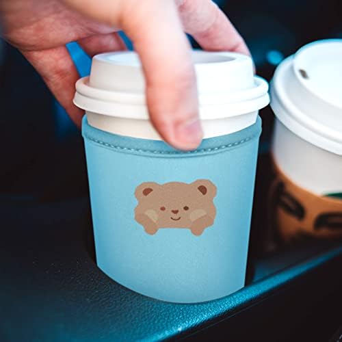Ръкави за кафе с лед Fycyko (3 броя), за многократна употреба изолатор за чаши със студени и топли напитки -Неопреновый