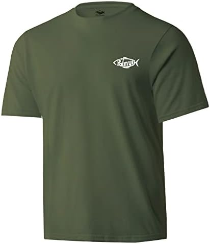 Мъжки риболовна Риза Palmyth С Къс Ръкав, Солнцезащитная Тениска UV UPF 50+ SPF