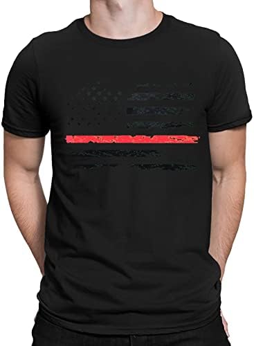 Ризи Четвърти Юли за Мъже, Патриотическая Риза, Мъжки Празнични тениска с Американския Флаг, Тениски в Звездната