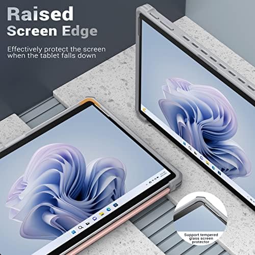 Калъф MoKo, съвместим с Microsoft Surface Pro 9 / Pro 9 5G 13-инчов 2022 -универсален Защитен Здрав калъф с