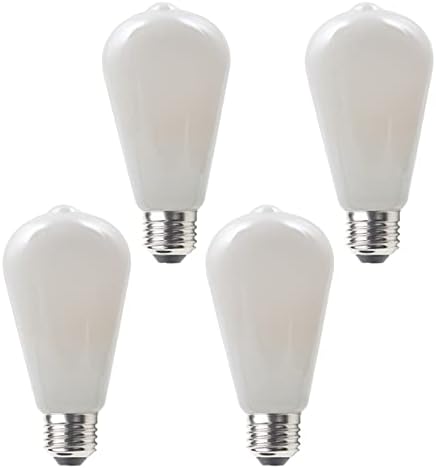 YDJoo ST64 Led Лампа 4 W Крушка на Едисон 40 W Замяна Лампа Студен Бял 6500 До E26 E27 Средна База Капачка от