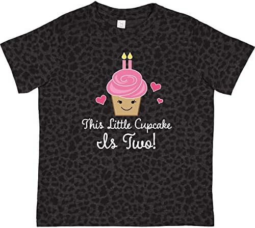 Тениска за Деца inktastic 2nd Birthday Cupcake Girls Сладко