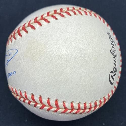 Джеф Кент NL MVP 2000 Подписа Бейзболен JSA - Бейзболни топки с автографи