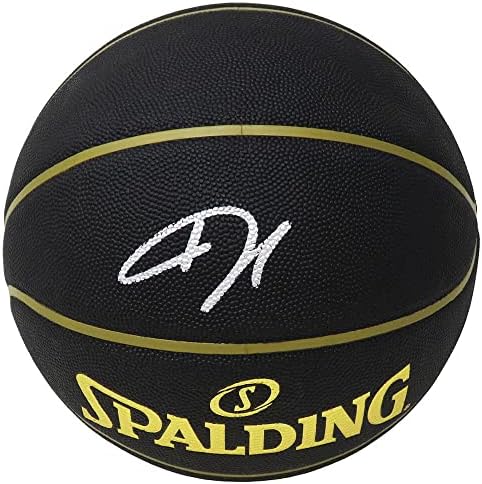Giannis Антетокунмпо Подписа на Баскетболна топка Spalding Elevation Black NBA - Баскетболни топки с автографи