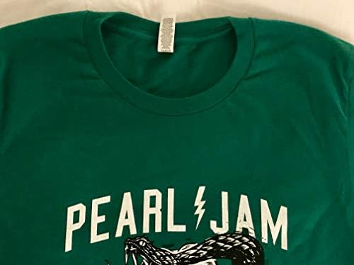 Тениска Pearl Jam boston snake clover green 3x 2018 tour pj живо тениска xxxl