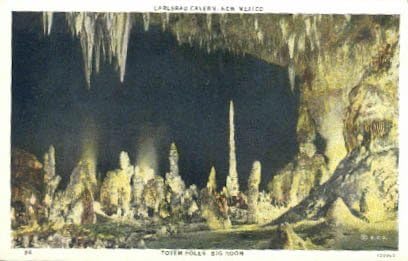 Carlsbad caverns, Ню Мексико, пощенска Картичка