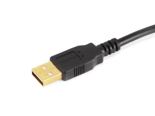 Monoprice 3-Крак кабел USB 2.0 A Male-Micro B 5pin Male 28 /24AWG с ферритовым сърцевина