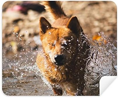 Японската Куче Сладки Снимки на Животни от Плат За Почистване на Екрана за Пречистване на 2 елемента Замшевой