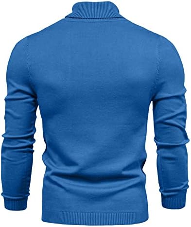 DuDubaby Есенно-Зимния Нов Мъжки Пуловер с кръгло деколте, Пуловер, Однотонная Мъжка тениска